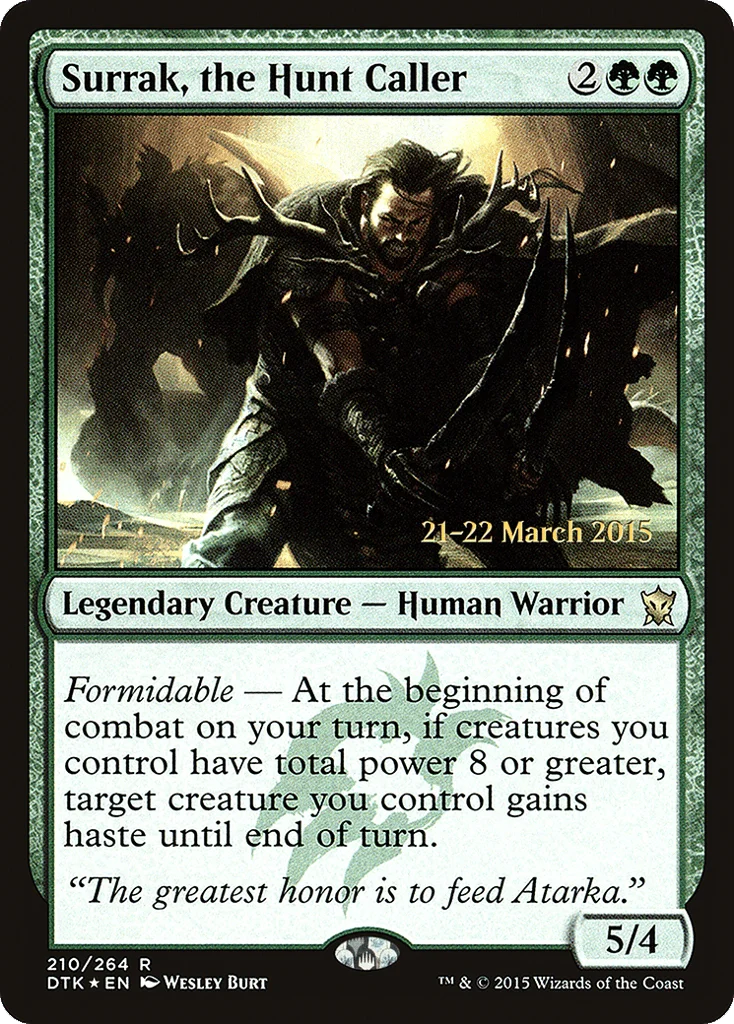 Surrak, the Hunt Caller · Dragons of Tarkir Promos