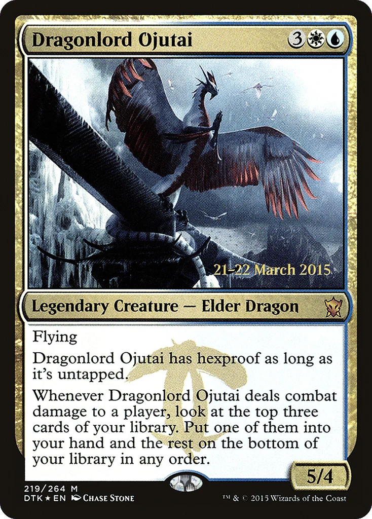 Dragonlord Ojutai · Dragons of Tarkir Promos