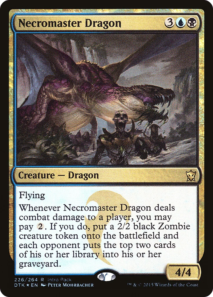 Necromaster Dragon · Dragons of Tarkir Promos