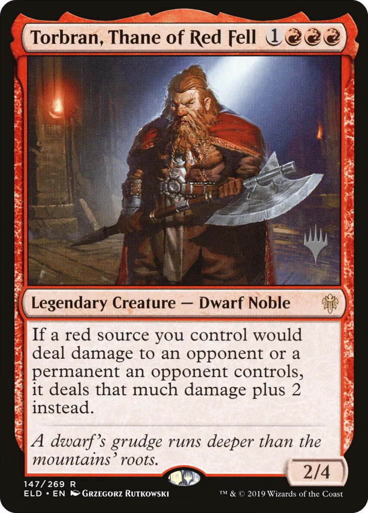 Torbran, Thane of Red Fell · Throne of Eldraine Promos