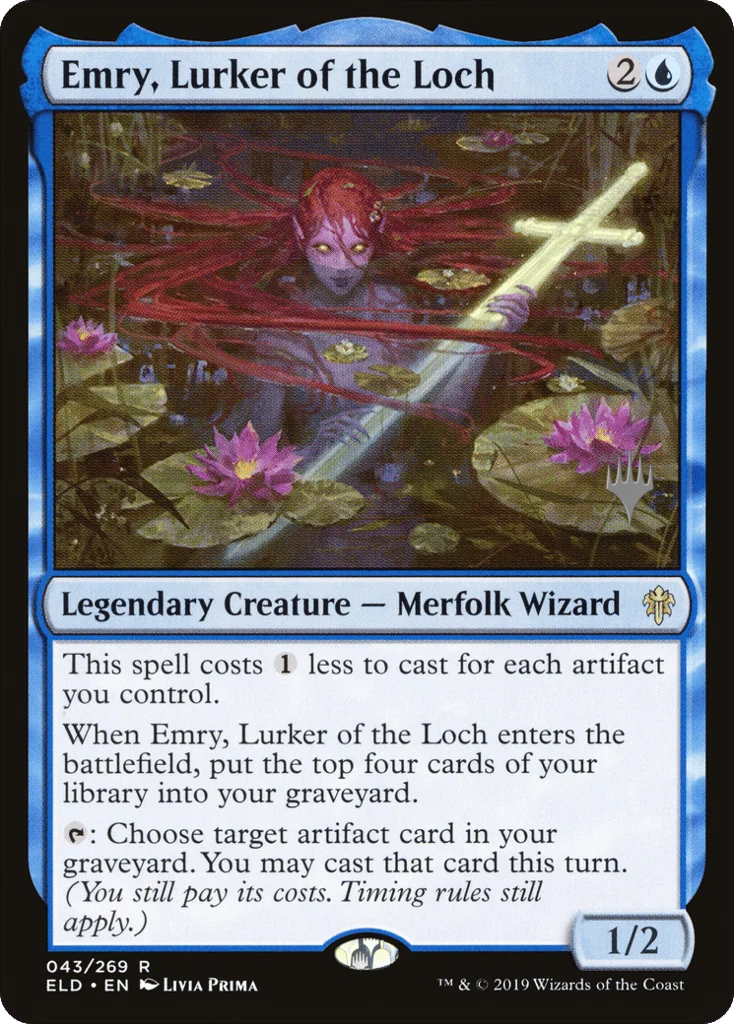Emry, Lurker of the Loch · Throne of Eldraine Promos
