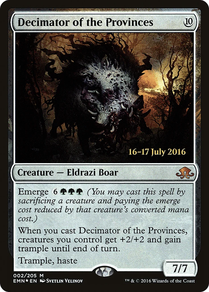 Decimator of the Provinces · Eldritch Moon Promos