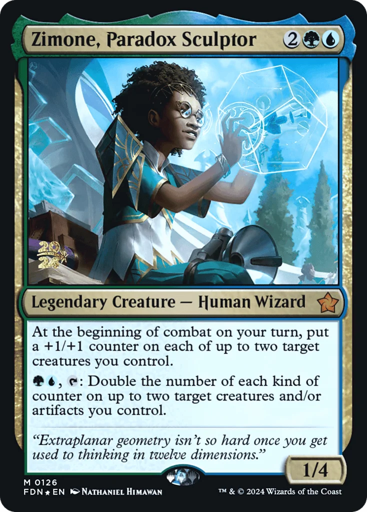 Zimone, Paradox Sculptor · Foundations Promos