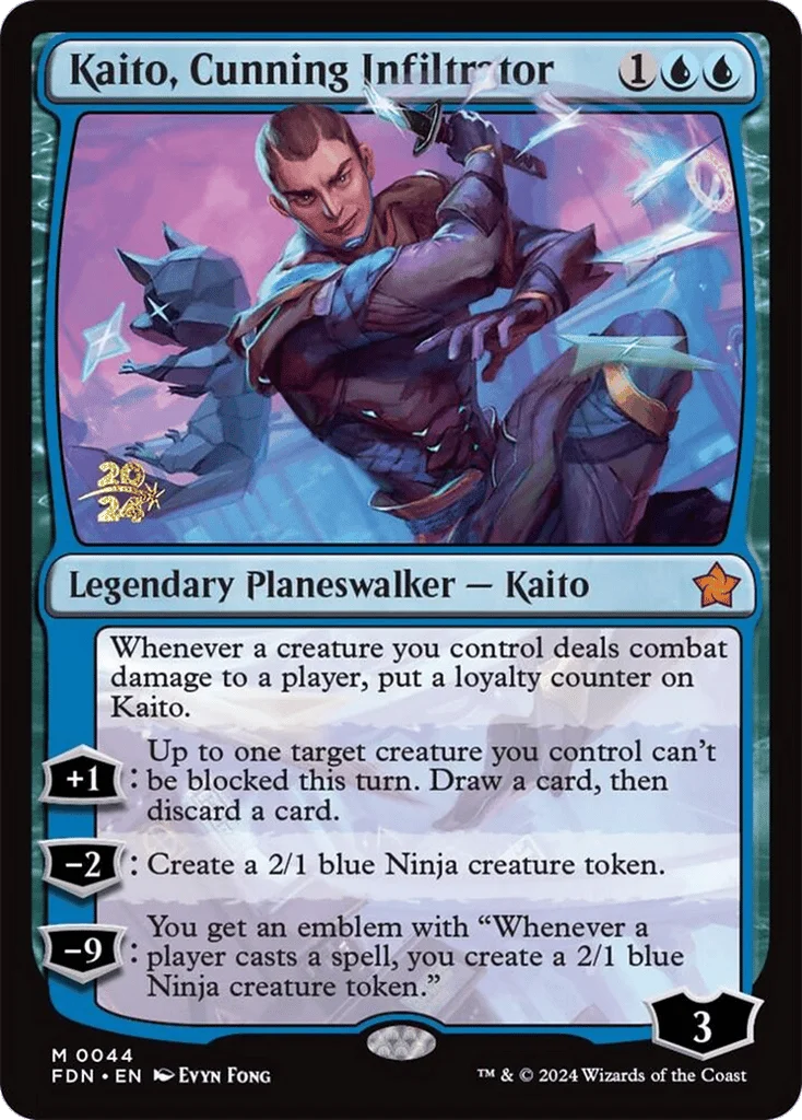 Kaito, Cunning Infiltrator · Foundations Promos