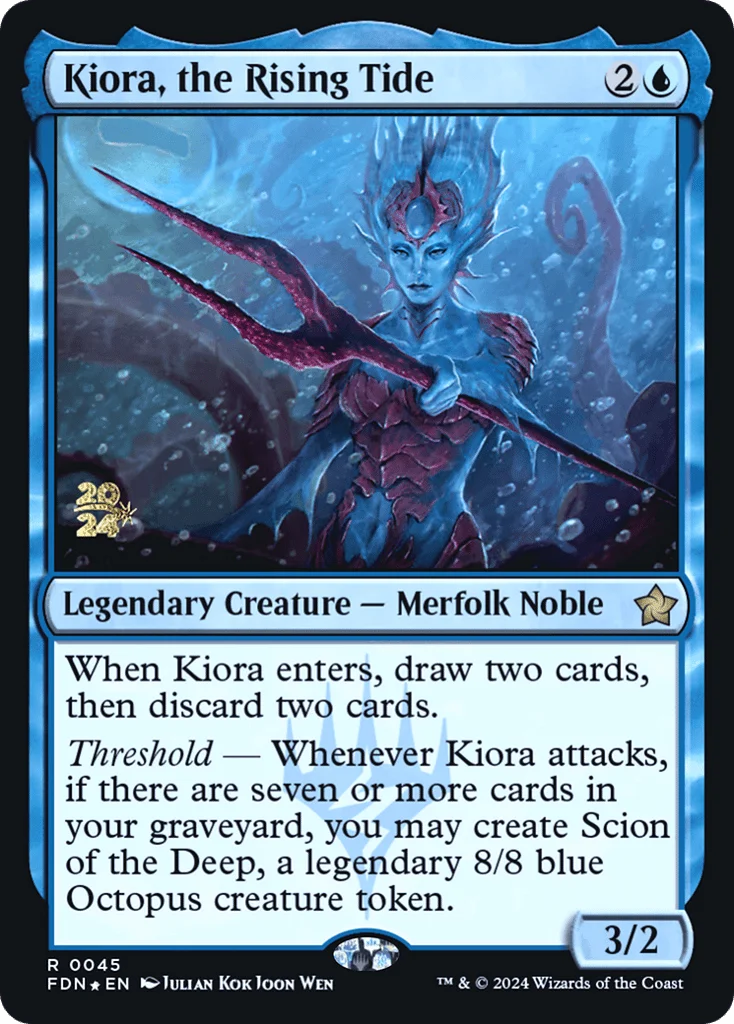 Kiora, the Rising Tide · Foundations Promos