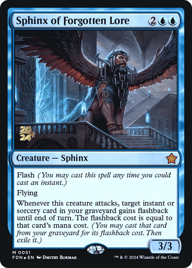 Sphinx of Forgotten Lore · Foundations Promos