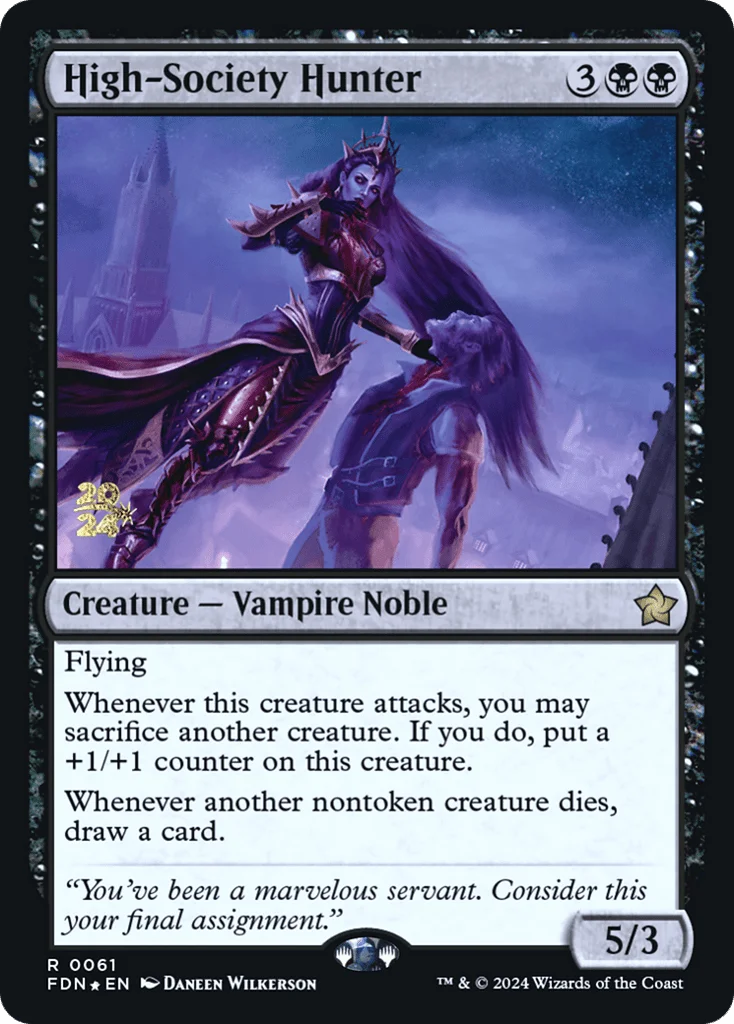 High-Society Hunter · Foundations Promos