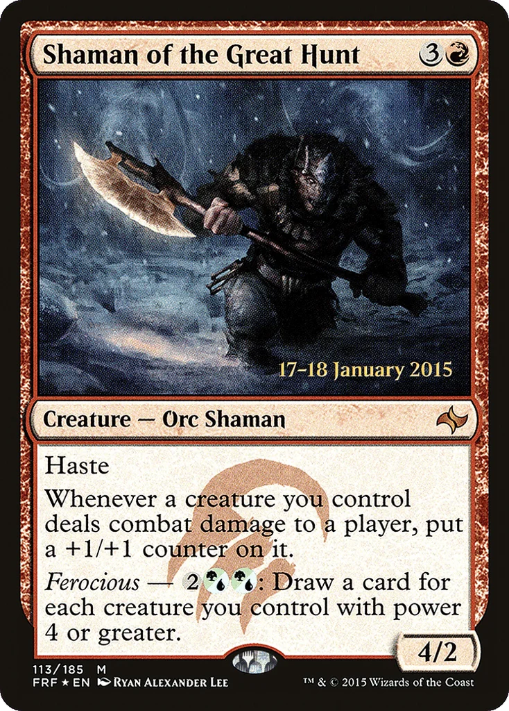Shaman of the Great Hunt · Fate Reforged Promos