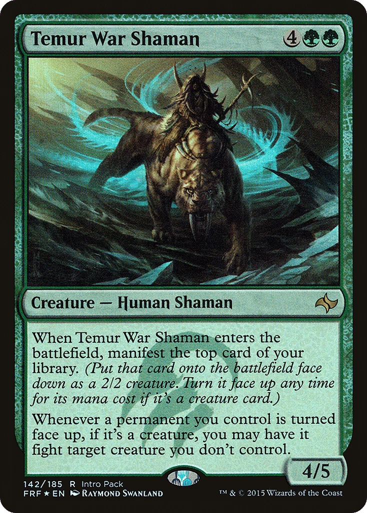 Temur War Shaman · Fate Reforged Promos