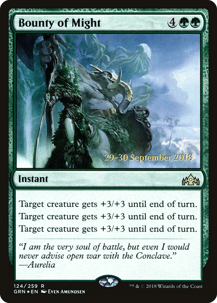 Bounty of Might · Guilds of Ravnica Promos