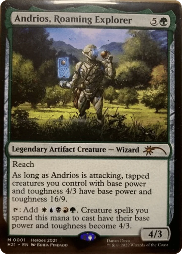 Andrios, Roaming Explorer · 2021 Heroes of the Realm
