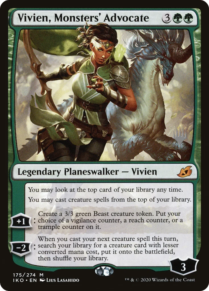 Vivien, Monsters' Advocate · Ikoria: Lair of Behemoths Promos