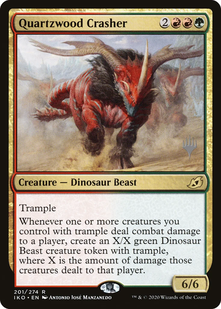 Quartzwood Crasher · Ikoria: Lair of Behemoths Promos