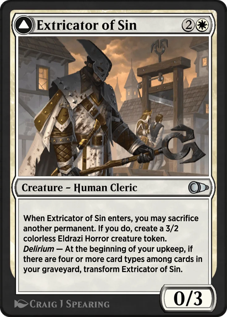 Extricator of Sin // Extricator of Flesh · Pioneer Masters