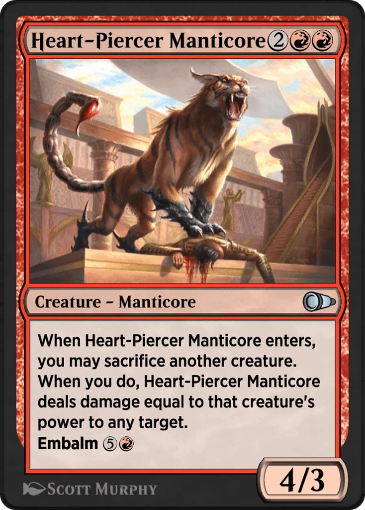 Heart-Piercer Manticore · Pioneer Masters