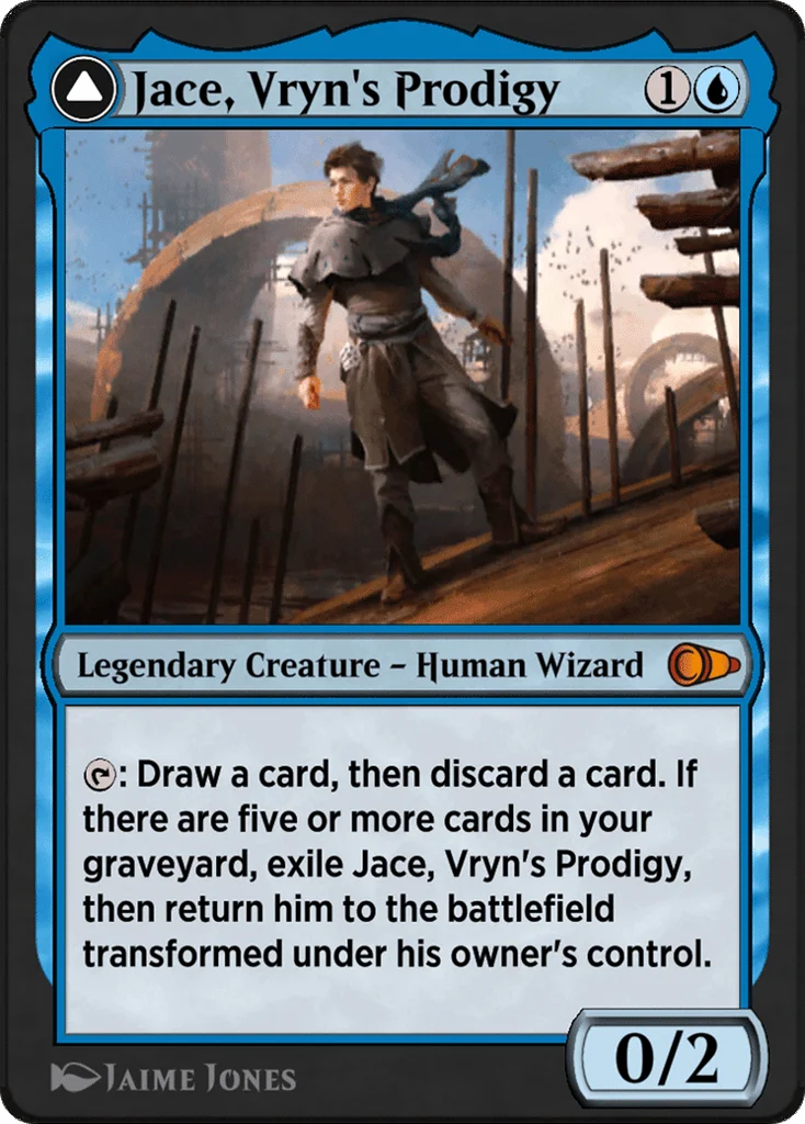 Jace, Vryn's Prodigy // Jace, Telepath Unbound · Pioneer Masters
