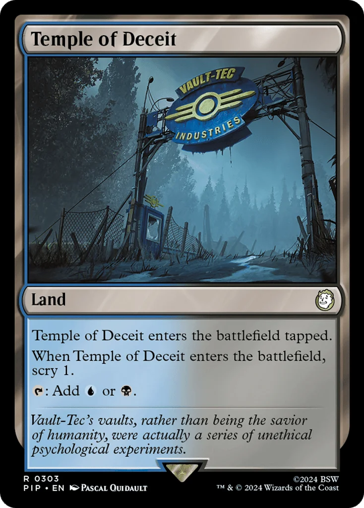 Temple of Deceit · Fallout