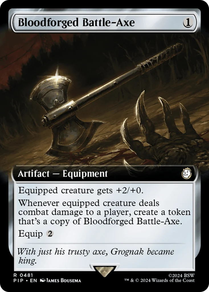 Bloodforged Battle-Axe · Fallout