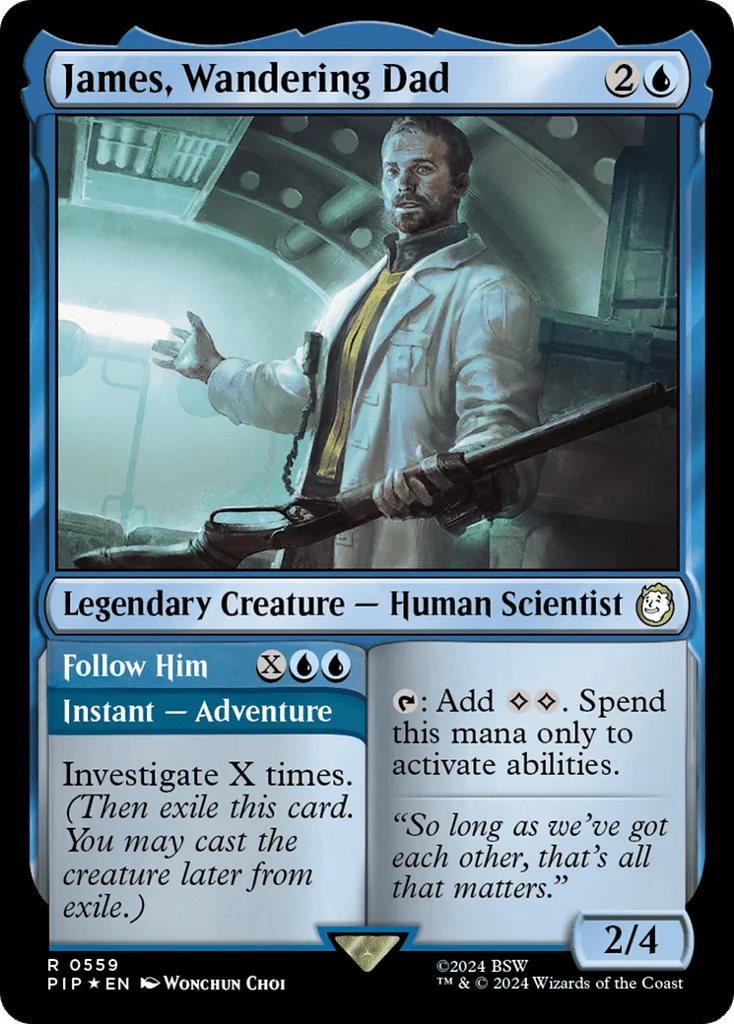 James, Wandering Dad // Follow Him · Fallout