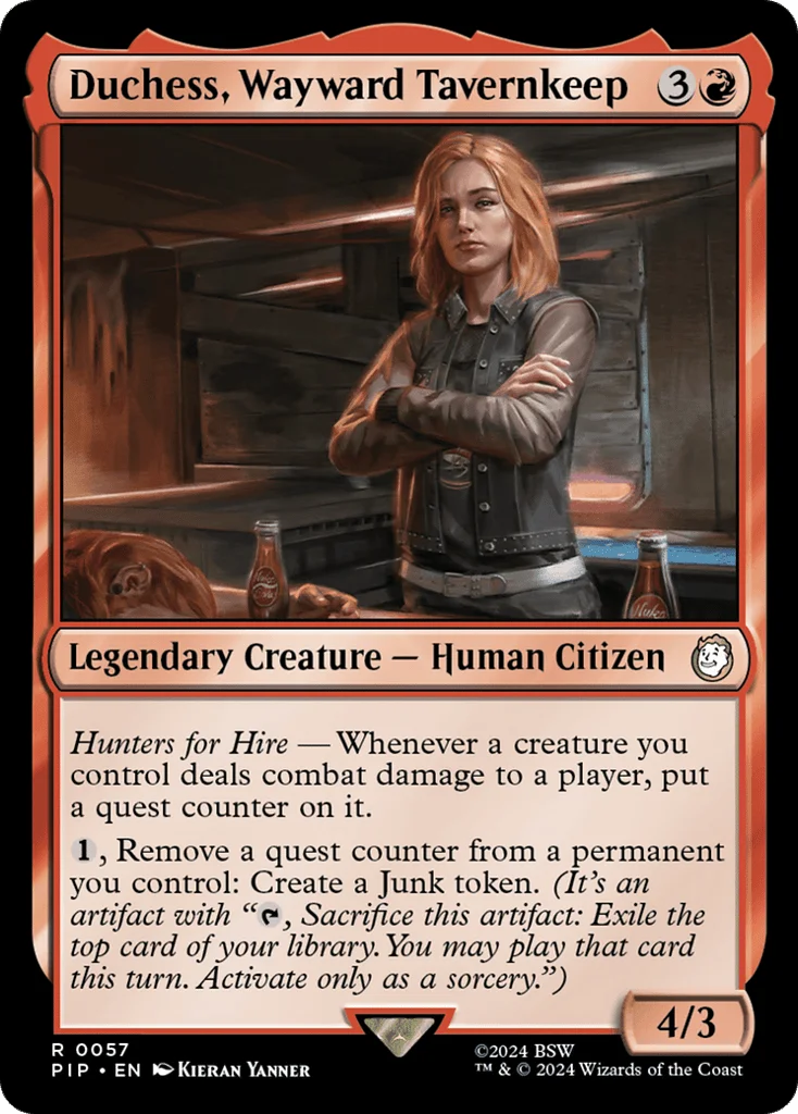 Duchess, Wayward Tavernkeep · Fallout