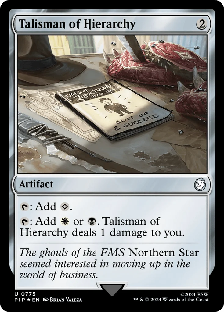 Talisman of Hierarchy · Fallout