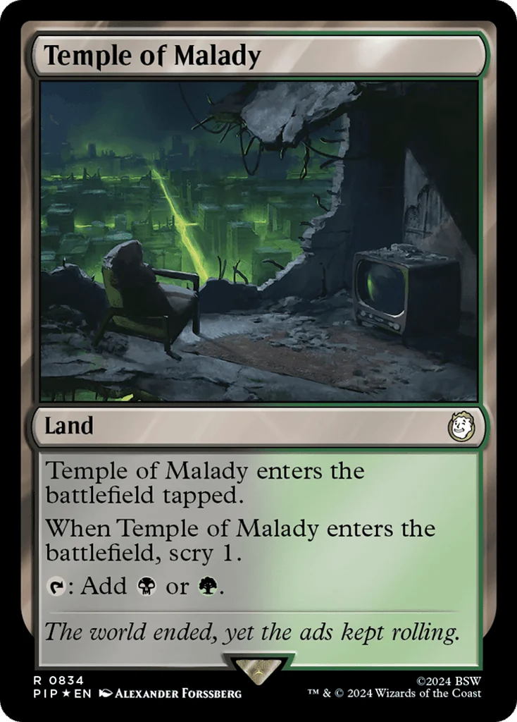 Temple of Malady · Fallout