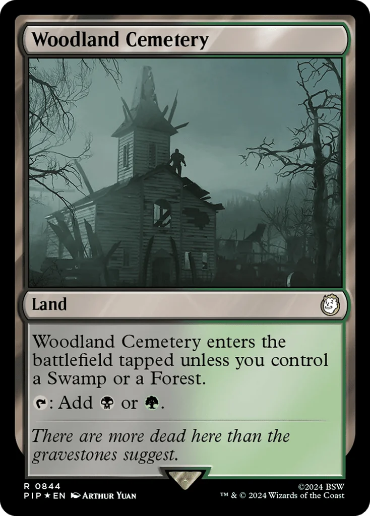 Woodland Cemetery · Fallout