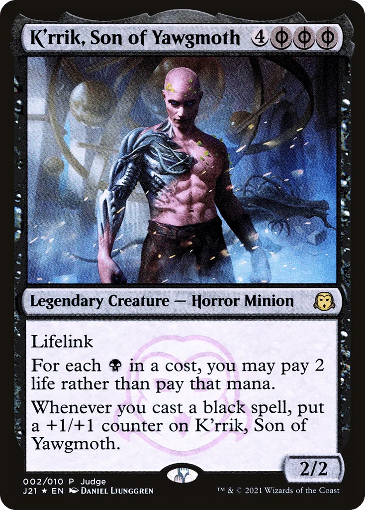K'rrik, Son of Yawgmoth · Judge Gift Cards 2021