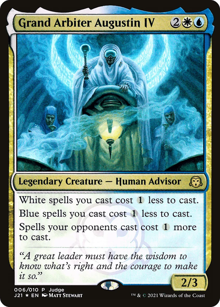Grand Arbiter Augustin IV · Judge Gift Cards 2021