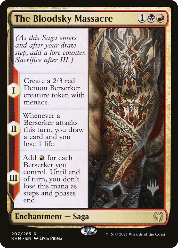The Bloodsky Massacre · Kaldheim Promos