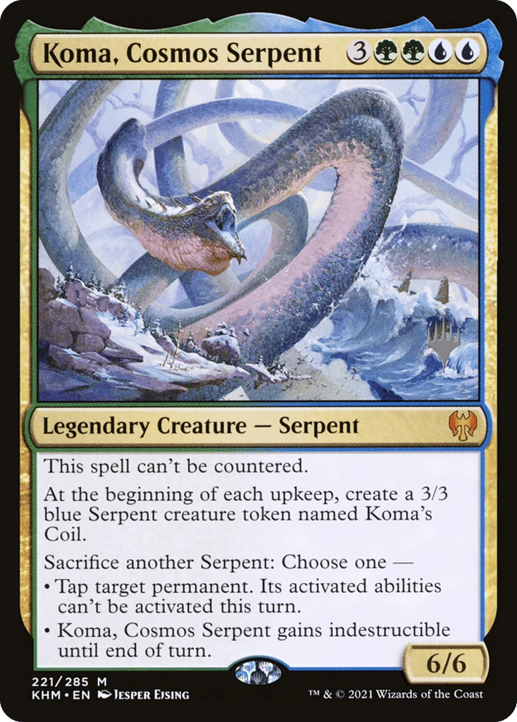 Koma, Cosmos Serpent · Kaldheim Promos