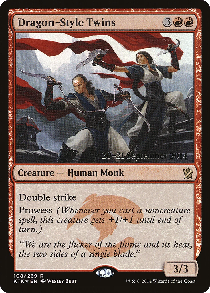 Dragon-Style Twins · Khans of Tarkir Promos