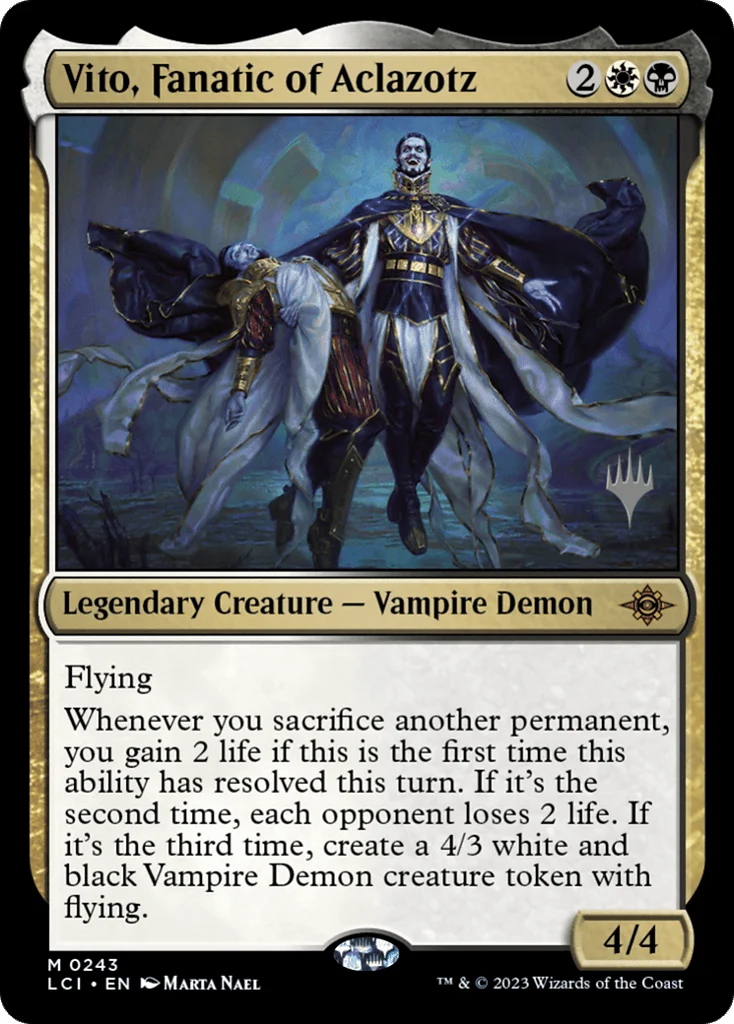 Vito, Fanatic of Aclazotz · The Lost Caverns of Ixalan Promos
