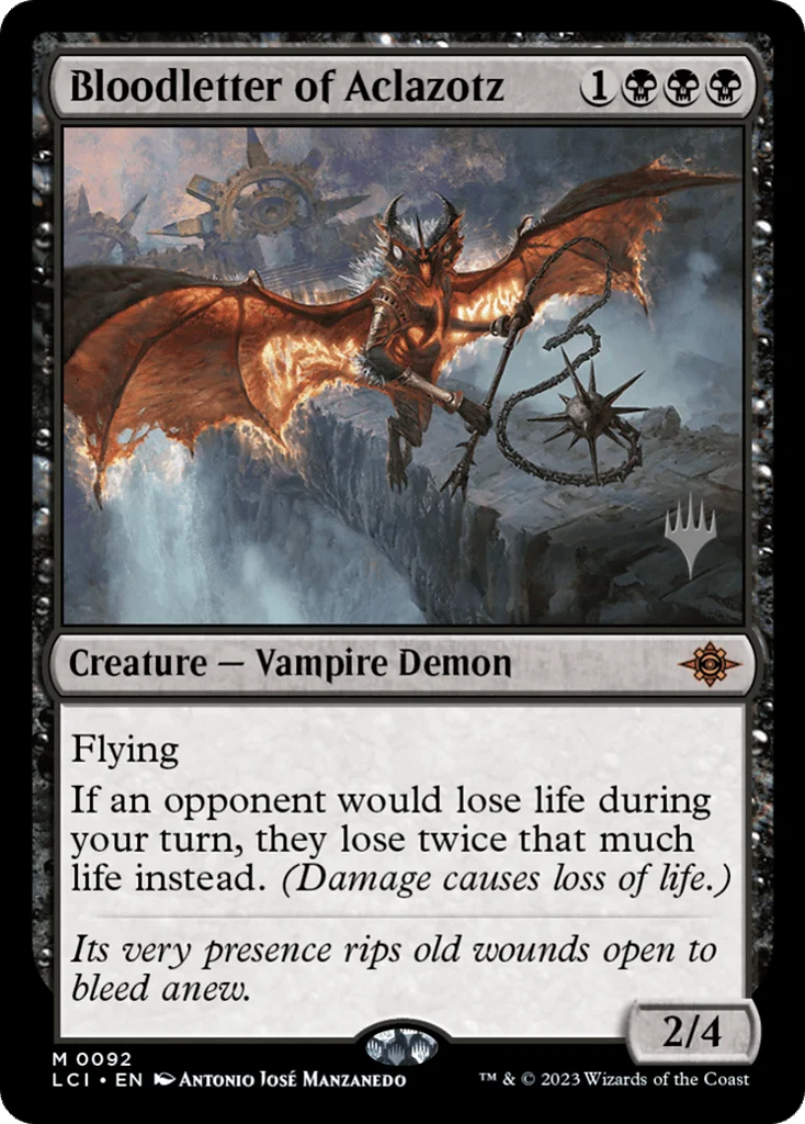 Bloodletter of Aclazotz · The Lost Caverns of Ixalan Promos