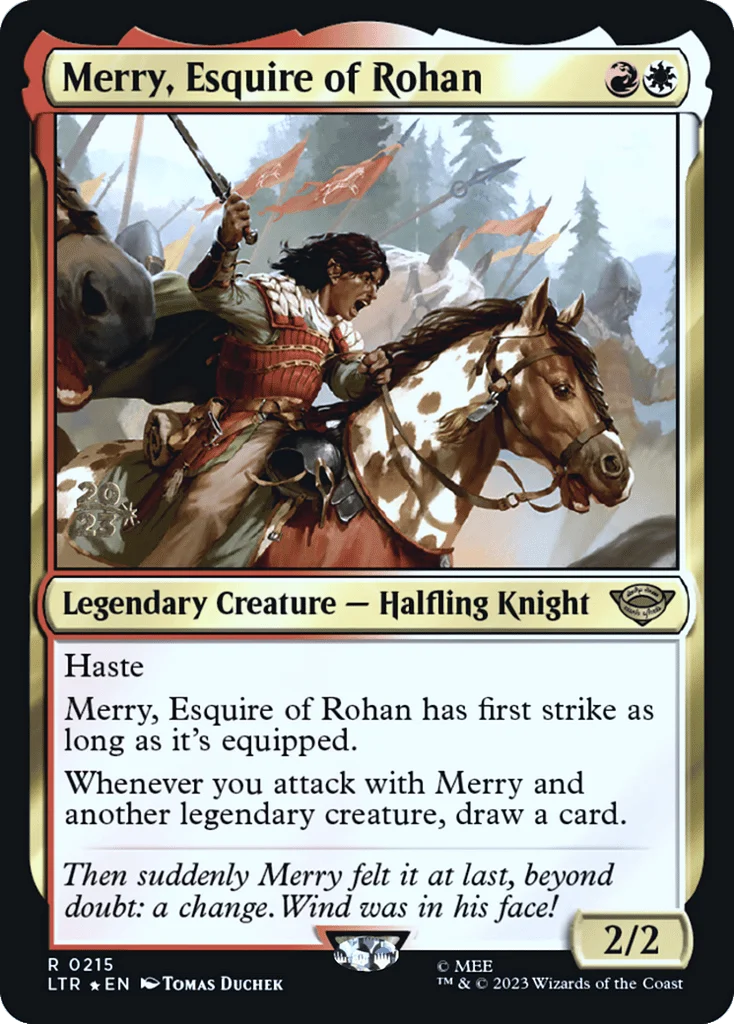Merry, Esquire of Rohan · Tales of Middle-earth Promos