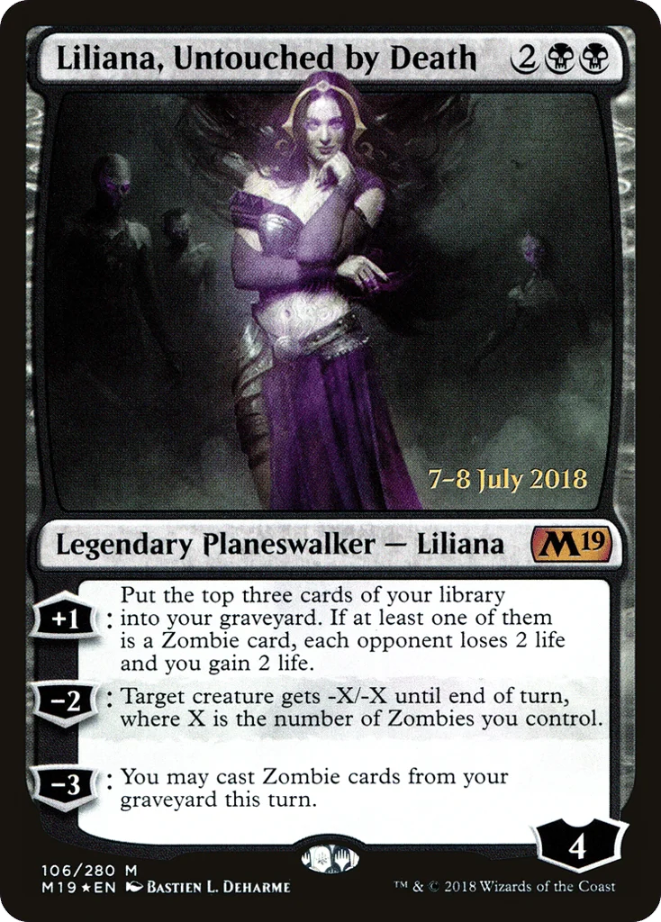 Liliana, Untouched by Death · Core Set 2019 Promos