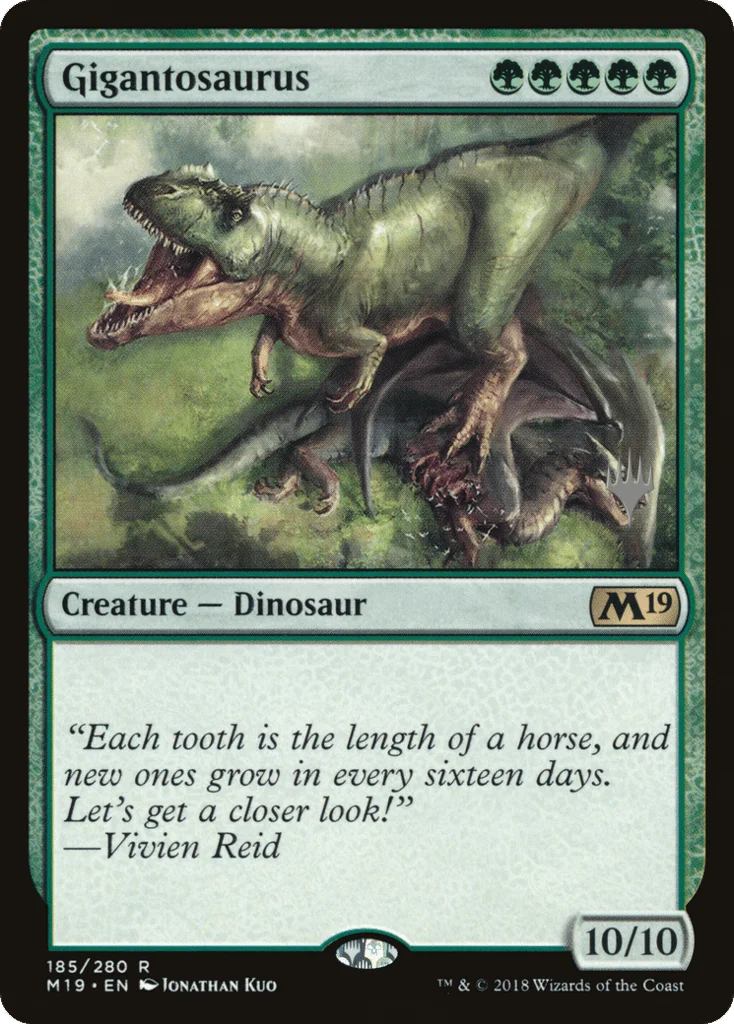 Gigantosaurus · Core Set 2019 Promos