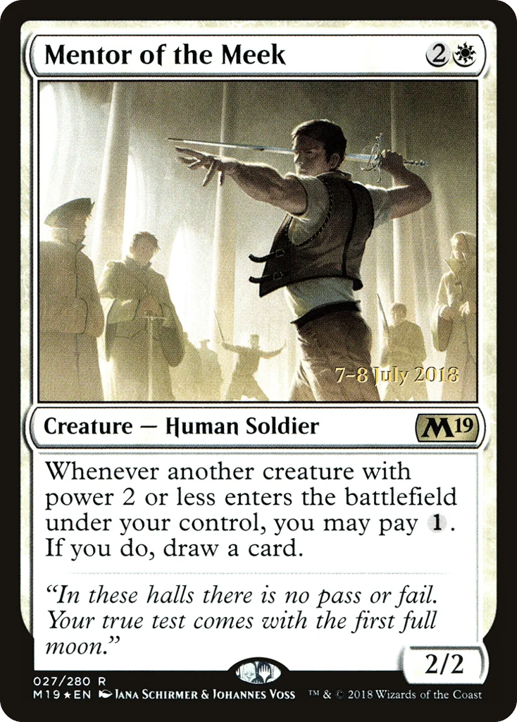 Mentor of the Meek · Core Set 2019 Promos