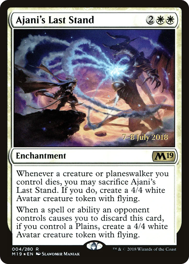 Ajani's Last Stand · Core Set 2019 Promos