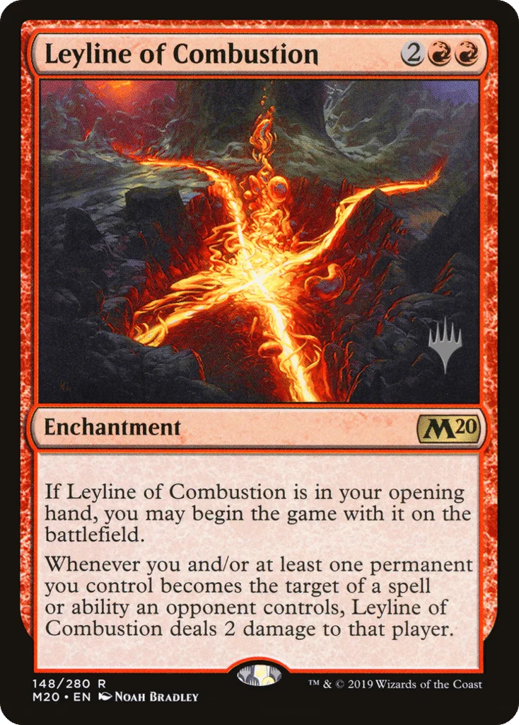 Leyline of Combustion · Core Set 2020 Promos