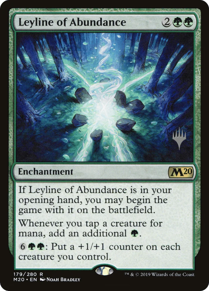 Leyline of Abundance · Core Set 2020 Promos