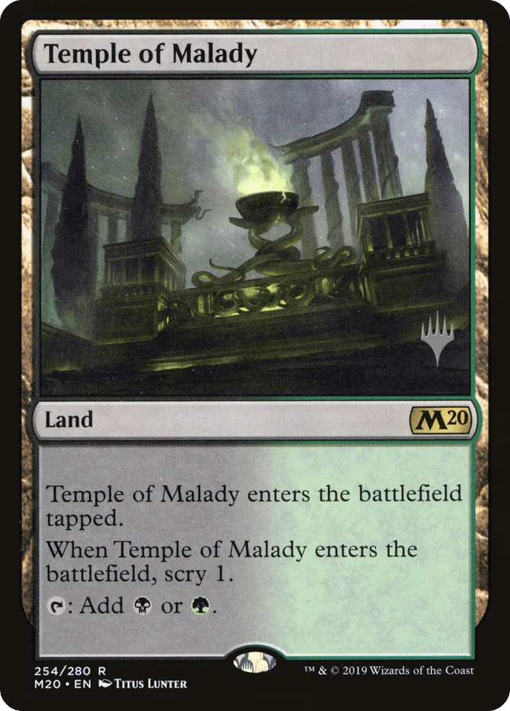 Temple of Malady · Core Set 2020 Promos