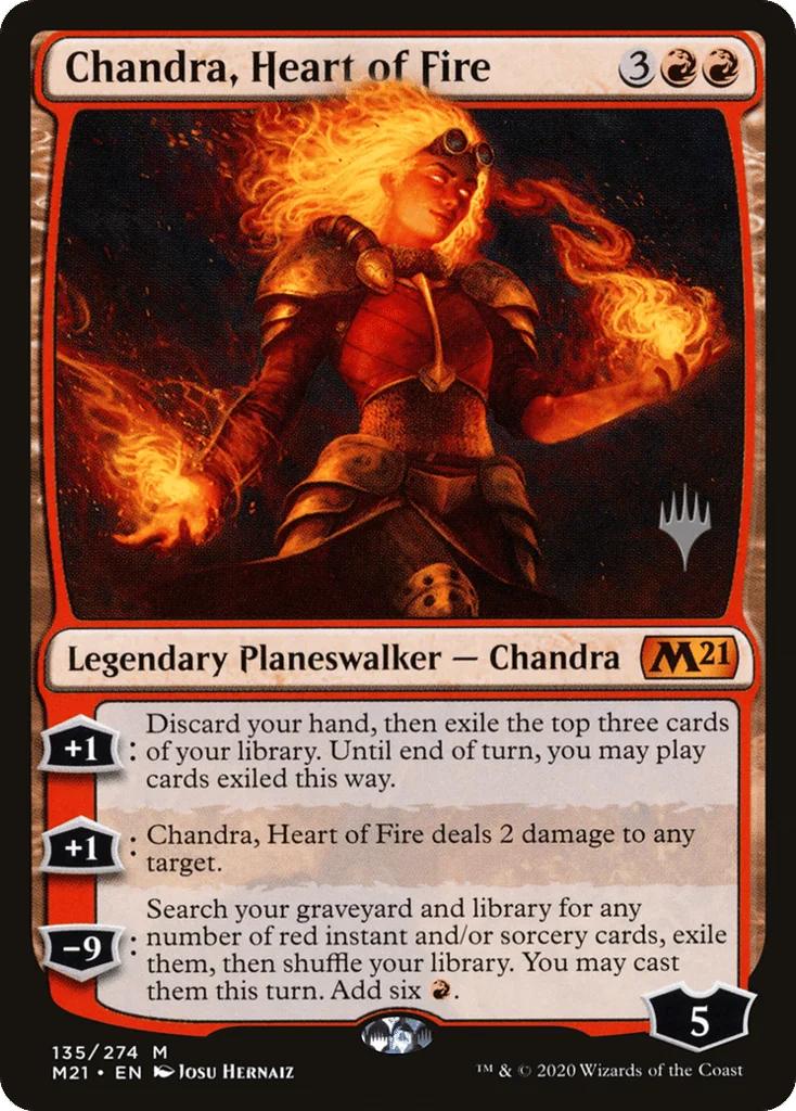 Chandra, Heart of Fire · Core Set 2021 Promos