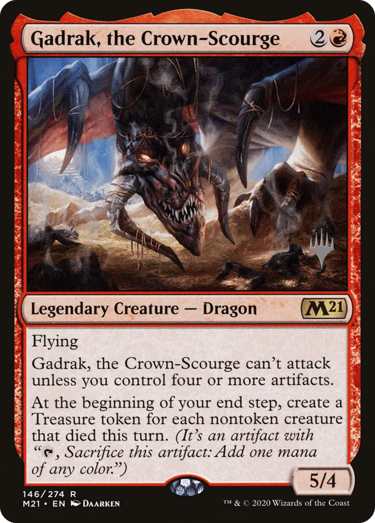 Gadrak, the Crown-Scourge · Core Set 2021 Promos