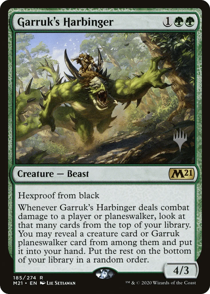 Garruk's Harbinger · Core Set 2021 Promos