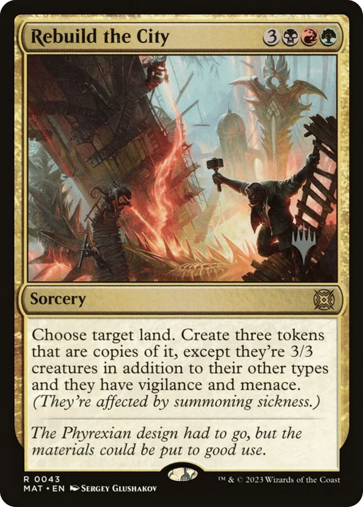 Rebuild the City · March of the Machine: The Aftermath Promos