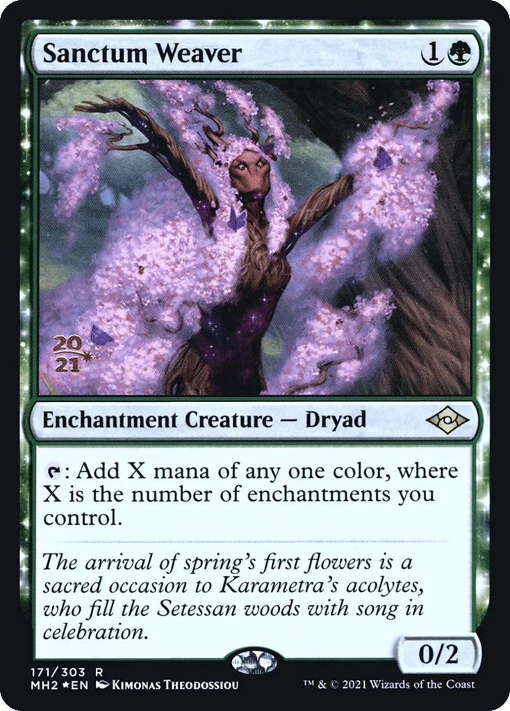 Sanctum Weaver · Modern Horizons 2 Promos