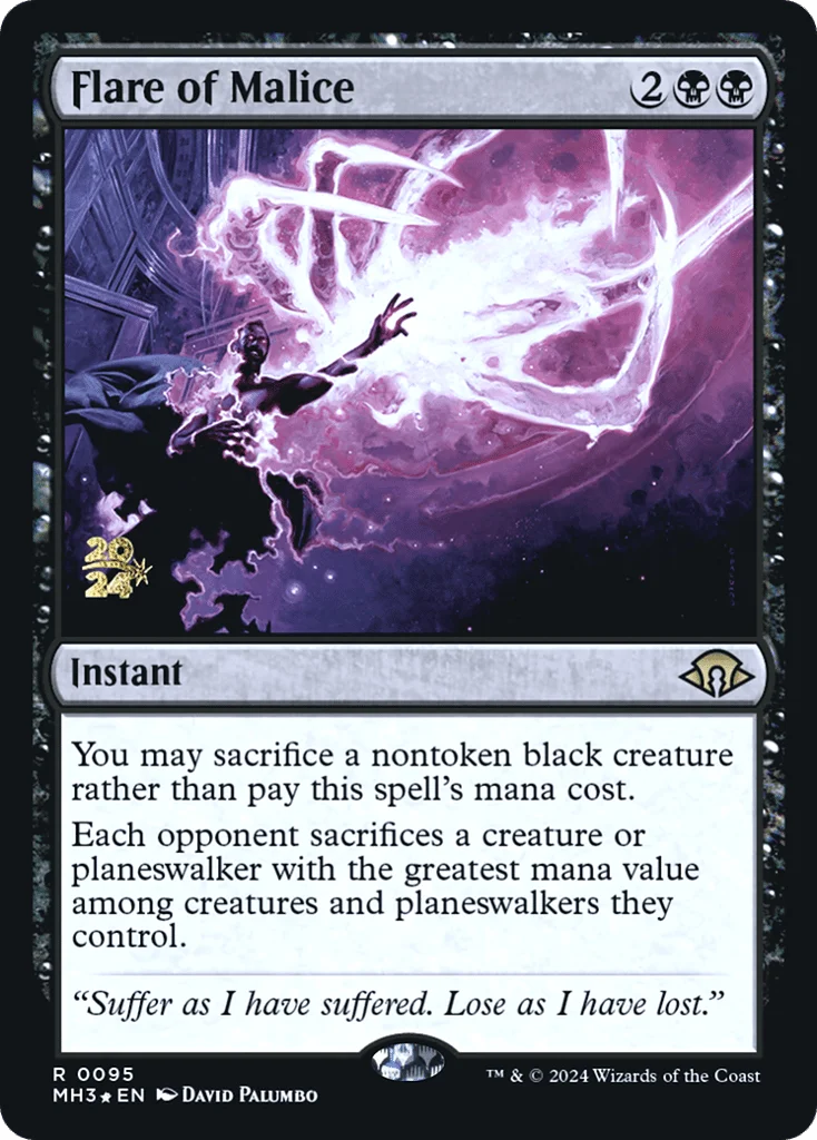 Flare of Malice · Modern Horizons 3 Promos