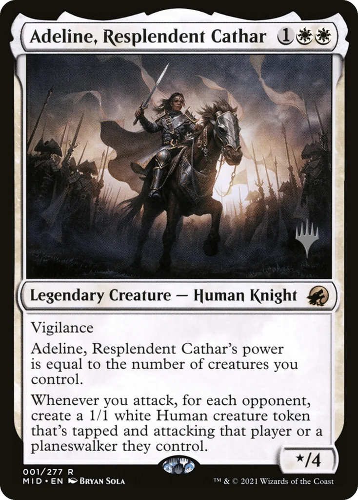 Adeline, Resplendent Cathar · Innistrad: Midnight Hunt Promos