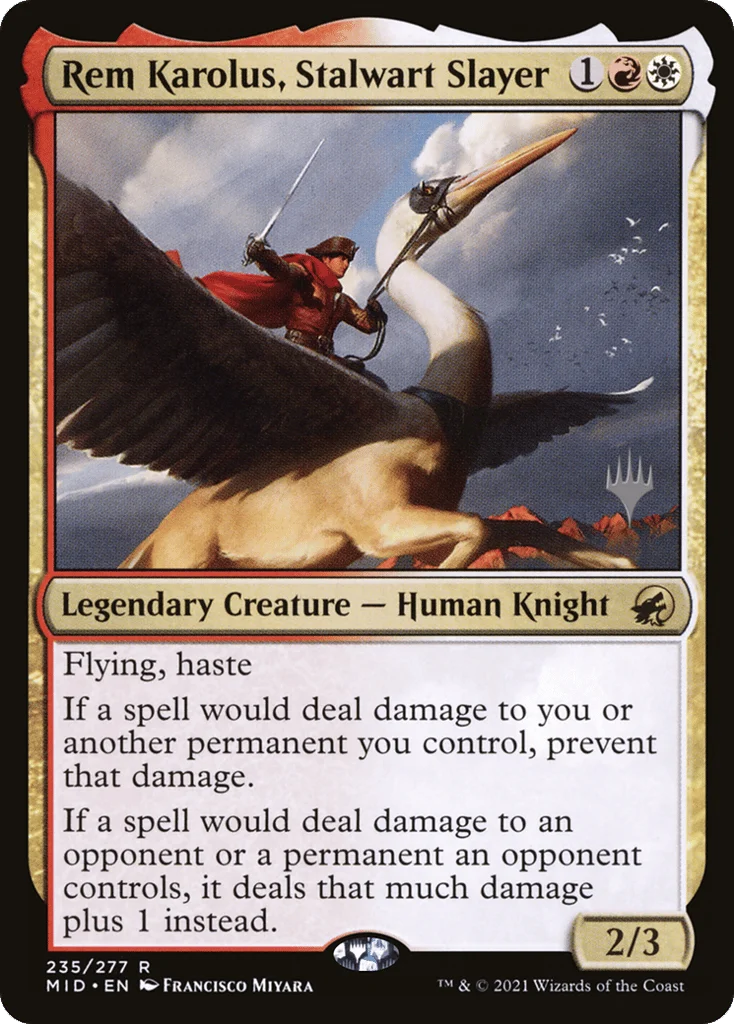 Rem Karolus, Stalwart Slayer · Innistrad: Midnight Hunt Promos